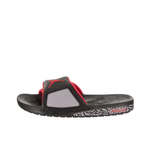 Джордан Hydro 3 Резиновая подошва Противоскользящие слипоны Унисекс Черный