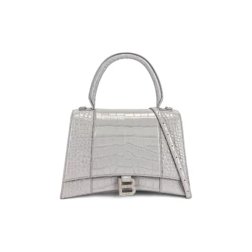 Balenciaga HOURGLASS Кожа Сумка Hourglass Сумка через плечо Сумка Женская Серый