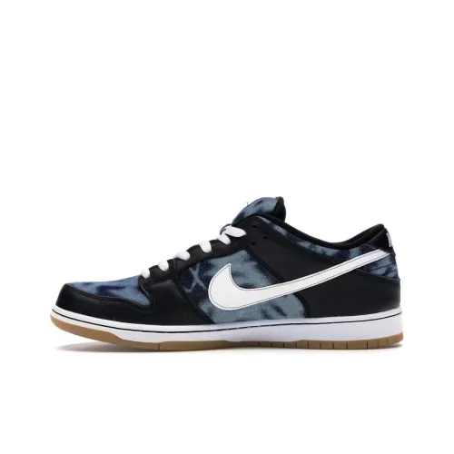 Nike Dunk SB Low Топ Скейтборд Кроссовки Унисекс Черный Белый Синий