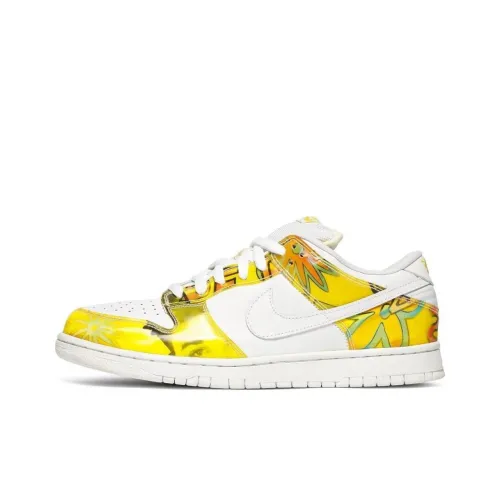 Nike Dunk SB Soul Low Топ Скейтборд Кроссовки Мужские Белый Желтый