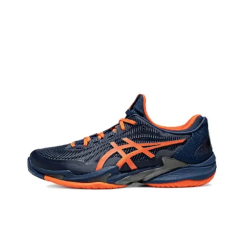 Asics Court FF 3 Low Топ Теннисные Кроссовки Мужские Синие Оранжевые