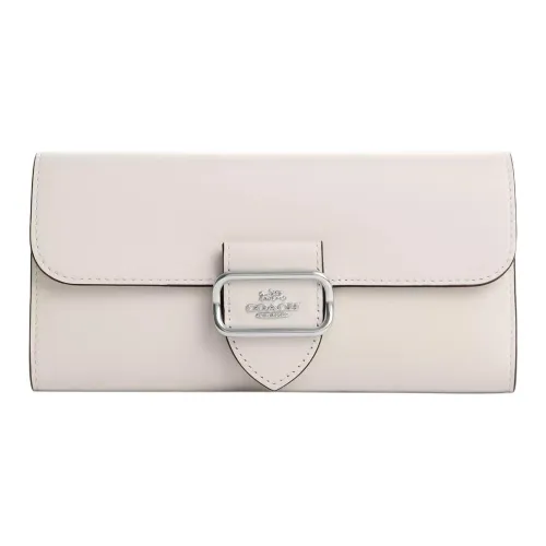 COACH Кожа Кошелек Женская Белая