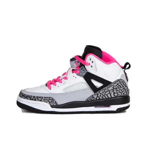 Jordan Spizike Hyper Pink MID Топ Винтажные баскетбольные кроссовки GS White Pink