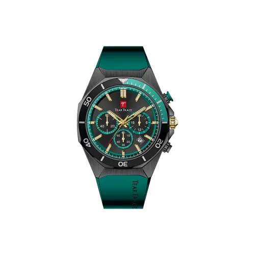 TearTrace Кварцевый механизм Мужские часы 48 мм Синий