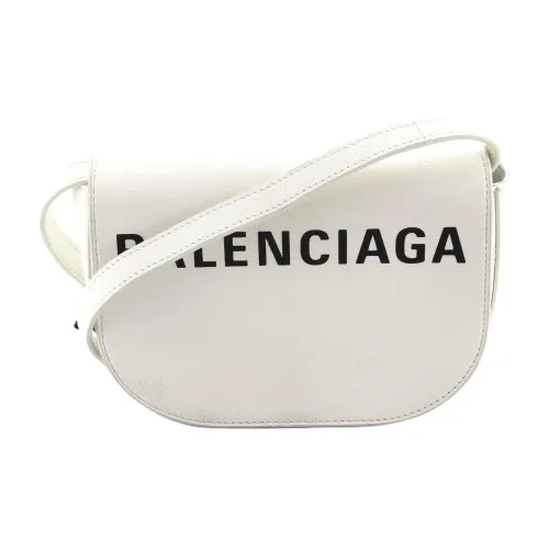 Balenciaga Кожа Седло Сумка Сумка через плечо Женская Белая