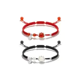 Красный, черный, 1 пара