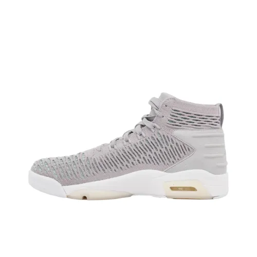 Jordan Air Jordan 23 Flyknit ELEVATION Anti-slip Lightweight High Top Vintage Basketball Shoes Men's Wolf Gray