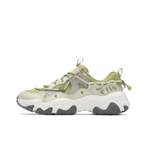 FILA FLUID 5 Low Топ Толстая подошва Кроссовки Женские Зеленые