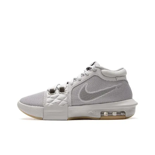 Nike LeBron Witness 8 Low Топ Баскетбольные кроссовки Мужской Серый