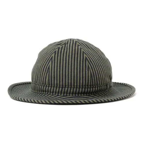 BEAMS Хлопок Военный стиль Шляпа Мужская Оливково-зеленая