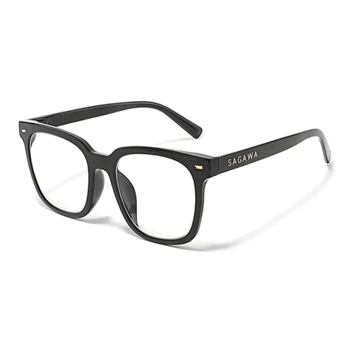 Sagawa TR Памятный пластик Квадратные Оправы для очков Унисекс
