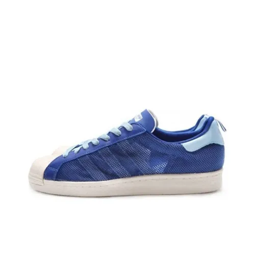 Adidas Originals X CLOT Superstar 80s KAZUKI Низкие Скейтборд Кроссовки Унисекс Breathe Синий