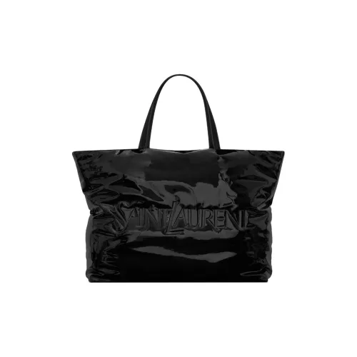 SAINT LAURENT Полиамид Тоут Сумка Сумка для покупок Сумка Экстра-большая Женская Черная