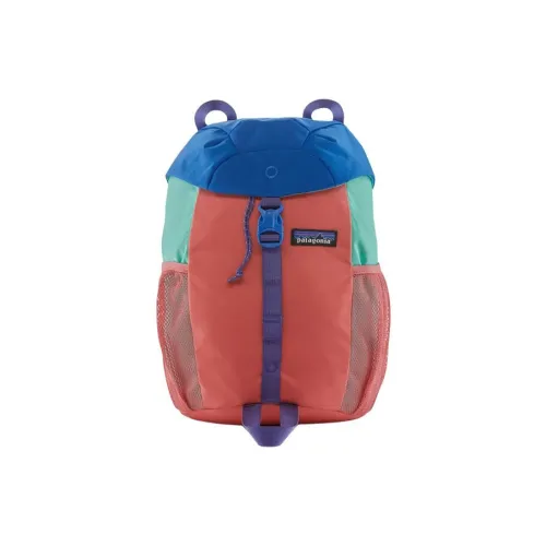 Patagonia Переработанный полиэстер рюкзак стандартный мужской оранжевый и синий и зеленый
