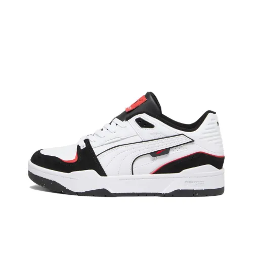 PUMA Slipstream Low Топ Скейтборд Кроссовки Мужские Белый Черный Красный