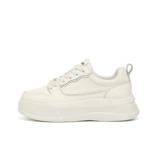 AIFUlIn Evelyn Low Топ Скейтборд Кроссовки Женские Бежевые