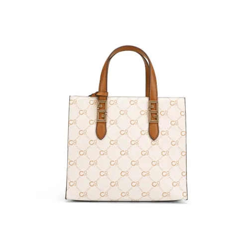 COOGI Синтетическая кожа Сумка Средний Женская Экрю Кофе