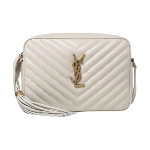 SAINT LAURENT LOU Сумка через плечо из кожи сумка на плечо женская белая