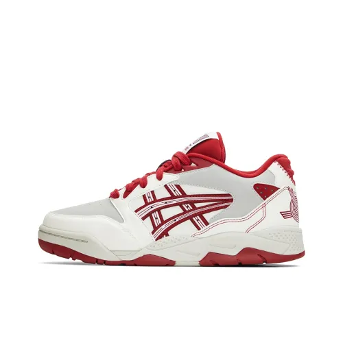 Asics Гель Fuse 'Artisan Collection' Низкий Топ Винтажные Баскетбольные Кроссовки Унисекс Малиновый