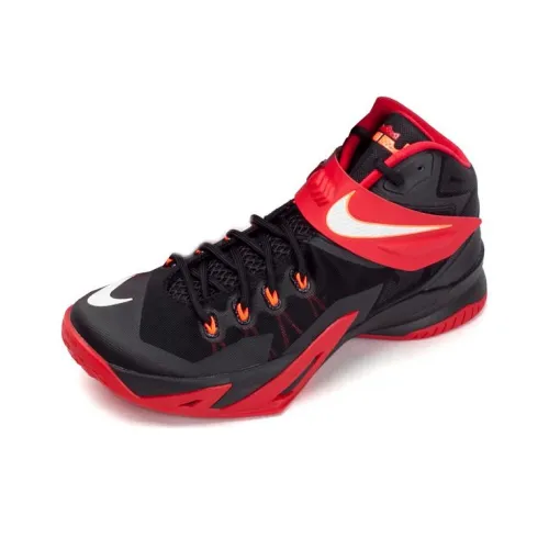 Nike Zoom Soldier 8 EP Амортизирующие Высокие Баскетбольные Кроссовки Мужские Черные