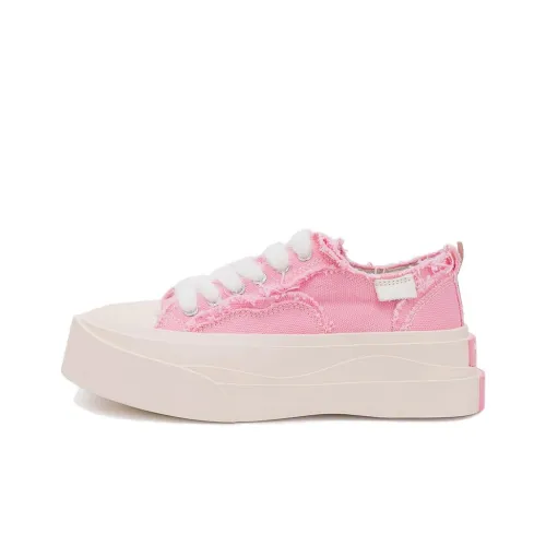 MARCHE STUDIOS Low-Top Canvas Shoes Pink Unisex MARCHE STUDIOS Низкие кеды Розовые Унисекс