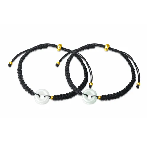 MUYAN Цветное стекло Мир Застежка Нефритовый браслет Унисекс