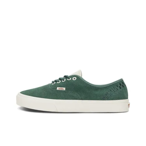 Vans Authentic Low Top Скейтборд Кроссовки Унисекс Зеленый