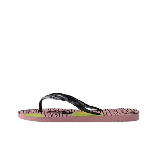 Havaianas Шлепанцы Розовый Черный Женские