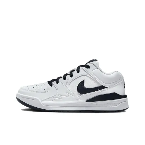 Джордан Stadium 90 Амортизация Низкий Топ Повседневная Обувь Женская Белый Черный