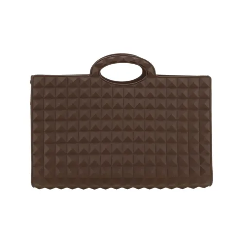 Valentino Garavani Полиуретан Тоут Сумка Сумка для покупок Сумка через плечо Сумка Мужская Темно-коричневая