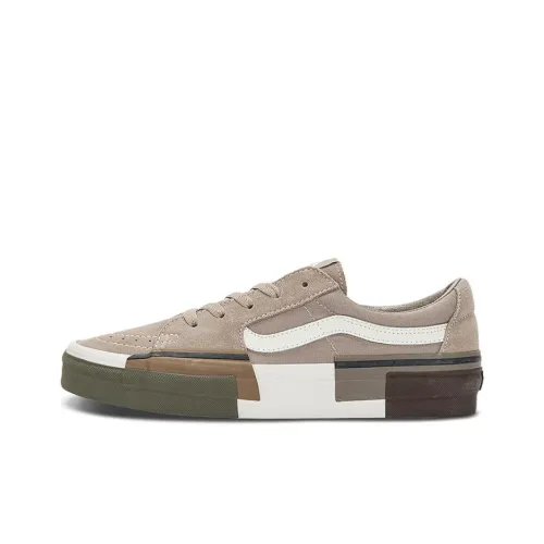 VANS SK8 Slip-on Resistant Low-Top Скейтборд Кроссовки Унисекс Коричневый