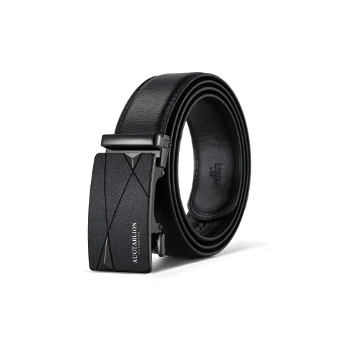 AUGTARLION Натуральная кожа Роскошь Универсальный Кожаные ремни Мужской Черный 3,5см