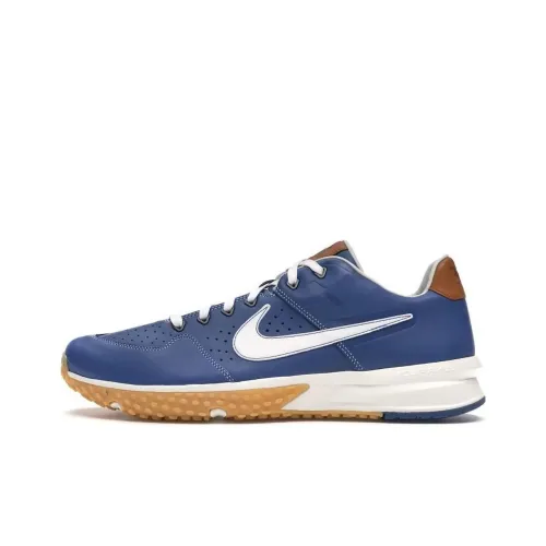 Nike Alpha Huarache Turf 2 Low Топ Кроссовки для тренировок Унисекс Синий Белый