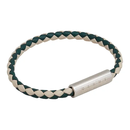MARNI Телячья кожа Браслеты Мужской Белый Зеленый