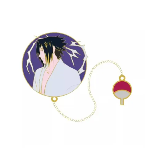 Xhdm NARUTO 20th Anniversary Metal Enamel Pendant Chain Brooch Badges