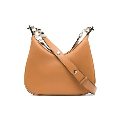 GUCCI Телячья кожа Сумка через плечо Сумка на плечо Женская Темно-оранжевая