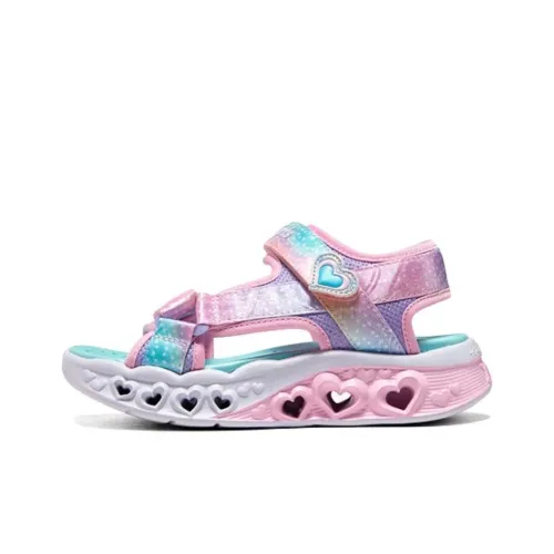 Сандалии Skechers Kids розовые, школьного возраста
