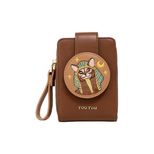 TOUTOU ПУ (полиуретан) Кошелек Обычный Женский Anderson Коричневый