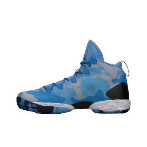 Jordan Air Джордан 28 SE UNC CAMO Высокие Баскетбольные Кроссовки для Игры Мужские Синие