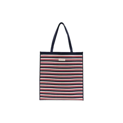MARNI Полиэстер Тоут Сумка Сумка для покупок Сумка Мужская Красная Белая Синяя