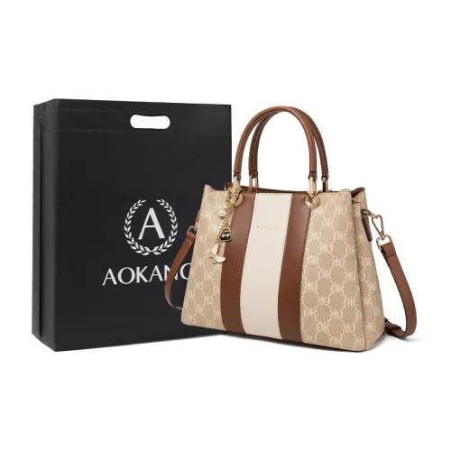 AOKANG PVC Сумка Lady Dior Tote Сумка Сумка через плечо Сумка через плечо Большая Женская Кофейно-коричневая Глейзированный Зеленый