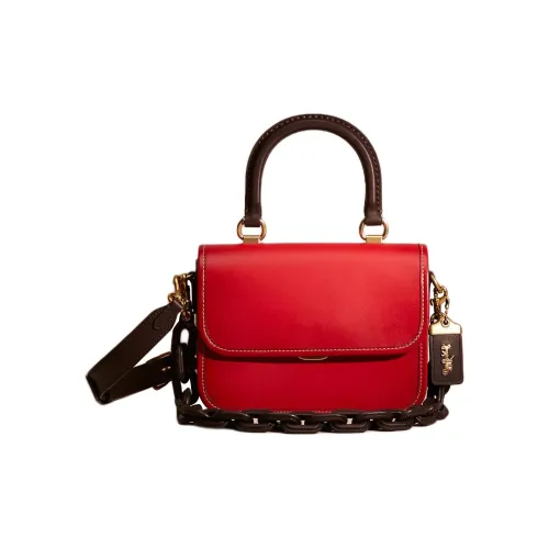 COACH Rogue Перчаточная дубленая кожа Портативный Сумка через плечо Маленькая Женская Сумка Конфетный цвет Яблоко Многоцветный