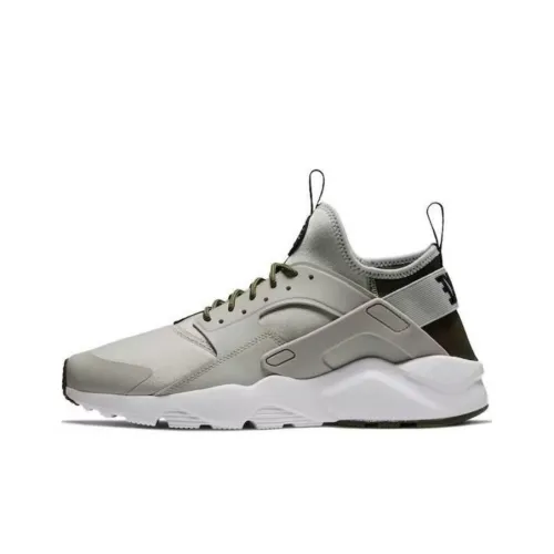 Nike Air Huarache Run Амортизация Износостойкий Низкий Топ Беговые кроссовки Женские Серый