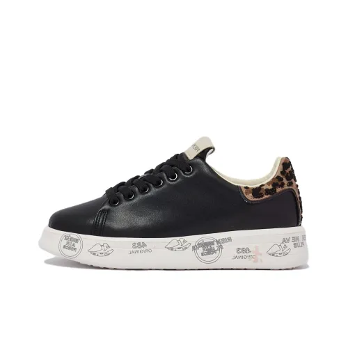 PREMIATA Belle Скейтборд Кроссовки Низкие Черные/Белые Женские