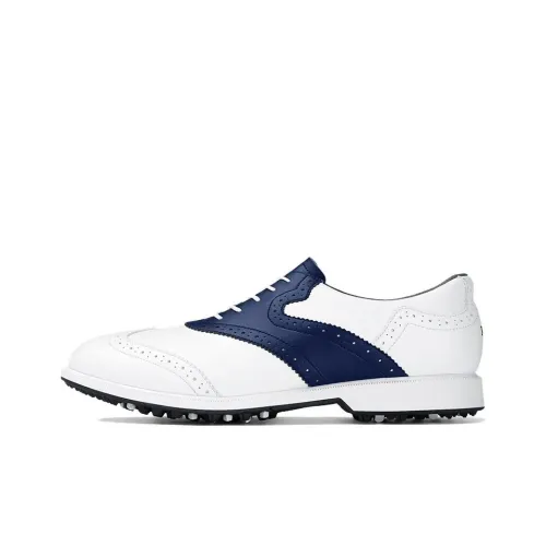 PGA Golf Shoes Low Top White Blue Men's