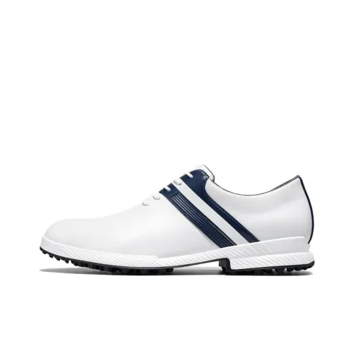 PGA Golf Shoes Low Top White Blue Men's
