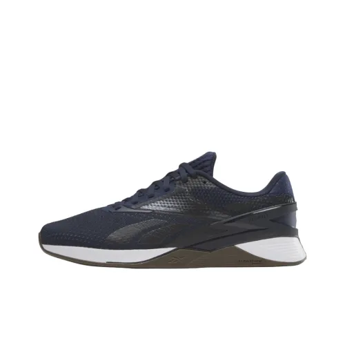 Кроссовки для тренировок Reebok Nano X3, низкий топ, синий и черный, унисекс