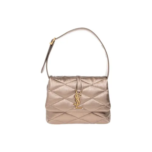 SAINT LAURENT Телячья кожа Сумка через плечо Сумка на плечо Женская Серебряная Серый