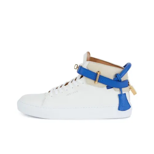 Кроссовки для скейтбординга Buscemi High Top Белые Синие Мужские