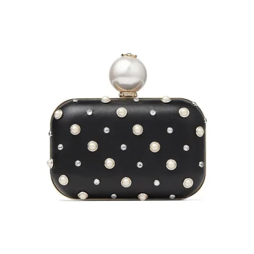 Jimmy Choo Lambskin Clutch Women's Marine Blue